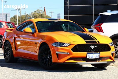 Orange 2022 Ford Mustang Fastback Gt 5.0 V8