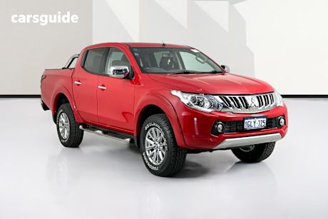 Red 2016 Mitsubishi Triton Dual Cab Utility Gls (4X4)