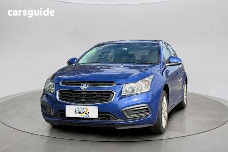 Blue 2016 Holden Cruze Hatchback Equipe