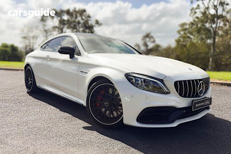 White 2023 Mercedes-Benz C63 Coupe S