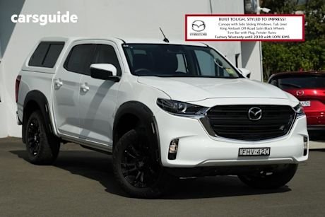 White 2024 Mazda BT-50 Dual Cab Pick-up Xt (4X4)
