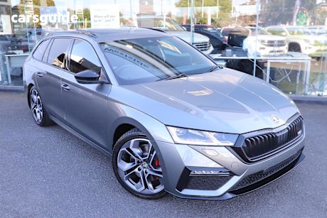 Grey 2024 Skoda Octavia Wagon Rs 180Tsi