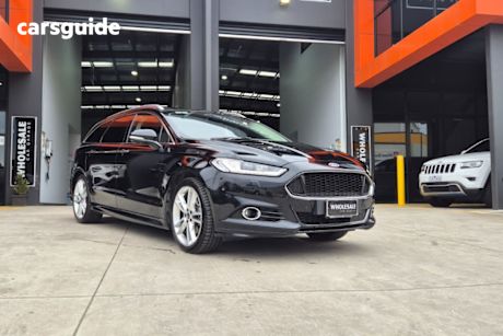 Black 2018 Ford Mondeo Wagon Titanium Tdci