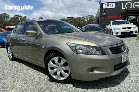 Gold 2008 Honda Accord Sedan Vti Luxury