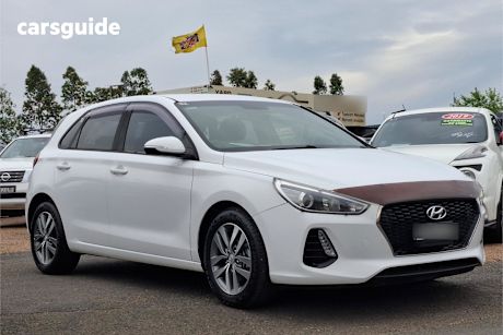 White 2017 Hyundai I30 Hatchback Active