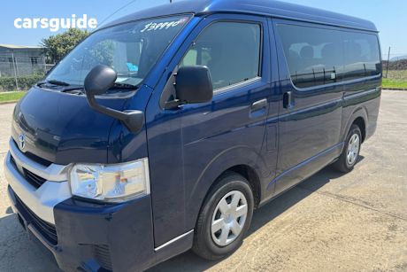 Blue 2022 Toyota HiAce Van Wagon Gl