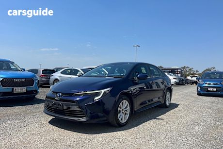 Blue 2023 Toyota Corolla Sedan Ascent Sport Hybrid