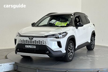 Black 2025 Toyota Corolla Cross Wagon Atmos Awd Hybrid