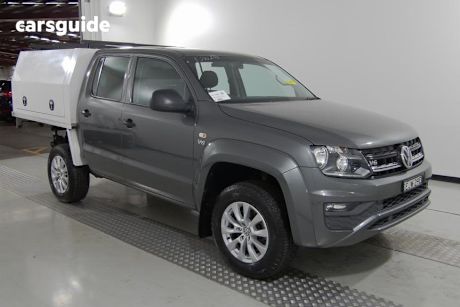 Grey 2020 Volkswagen Amarok Dual Cab Utility Tdi550 Core 4Motion (4X4)