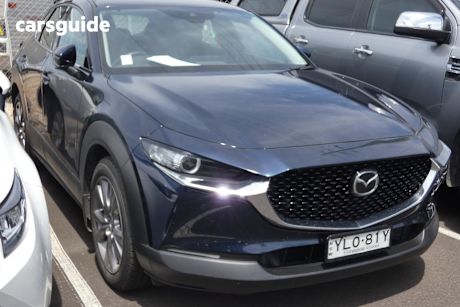 Blue 2022 Mazda CX-30 Wagon G25 Touring (Fwd)