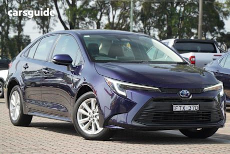 Blue 2023 Toyota Corolla Sedan Ascent Sport Hybrid