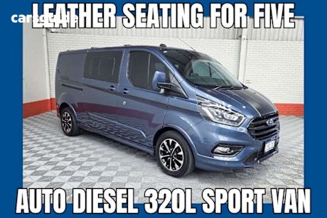 Blue 2021 Ford Transit Custom Van 340L Dciv (Lwb)