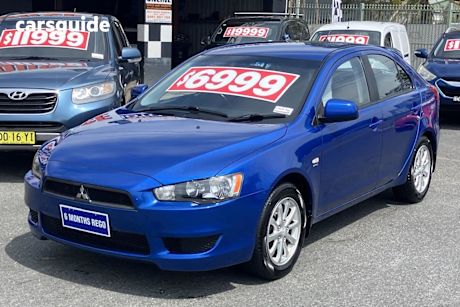 Blue 2010 Mitsubishi Lancer Hatch SX