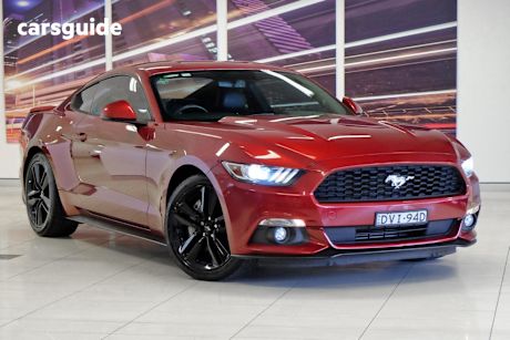 Red 2017 Ford Mustang Coupe Fastback 2.3 Gtdi