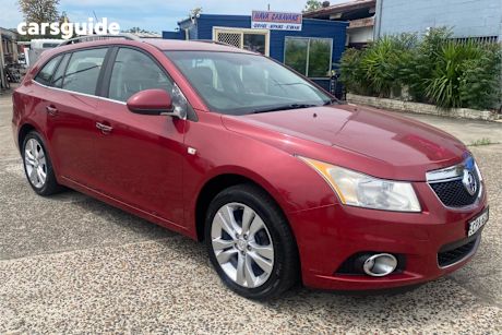 Red 2012 Holden Cruze Sportswagon Cdx