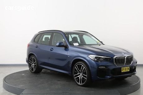 Blue 2019 BMW X5 Wagon Xdrive 30D M Sport (5 Seat)