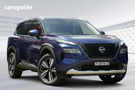 Blue 2024 Nissan X-Trail Wagon Ti (4Wd) E-Power (Hybrid)