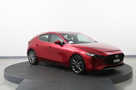 Red 2020 Mazda 3 Hatchback G25 Gt