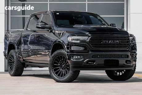 Black 2023 Ram 1500 Crew Cab Utility Limited Rambox (Hybrid)