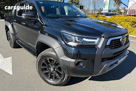 Black 2023 Toyota Hilux Double Cab Pick Up Rogue (4X4)