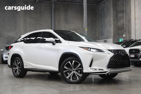 White 2021 Lexus RX450H Wagon Luxury Hybrid
