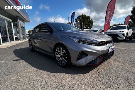 Grey 2021 Kia Cerato Sedan Gt