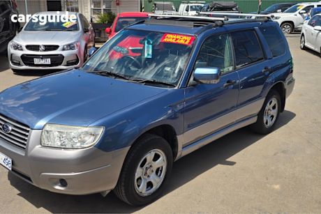 Blue 2007 Subaru Forester Wagon X