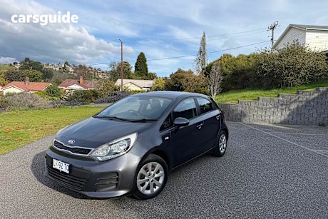 Grey 2015 Kia RIO Hatchback S