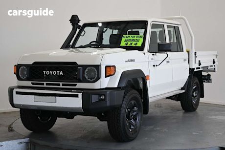 White 2025 Toyota Landcruiser Double Cab Chassis Lc79 Gxl + Diff Locks