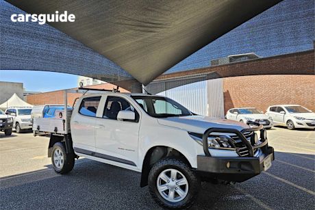 White 2017 Holden Colorado Crew Cab Chassis Ls (4X4)