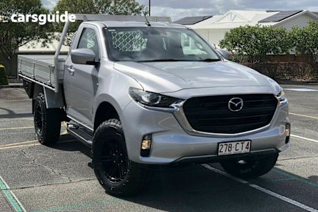 Silver 2020 Mazda BT-50 Cab Chassis Xt (4X4)