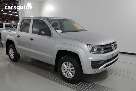 Silver 2017 Volkswagen Amarok Dual Cab Chassis Tdi420 (4X2)