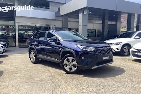 Blue 2021 Toyota RAV4 Wagon Gxl (2Wd) Hybrid