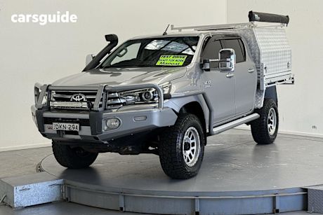 Silver 2016 Toyota Hilux Dual Cab Utility Sr5 (4X4)