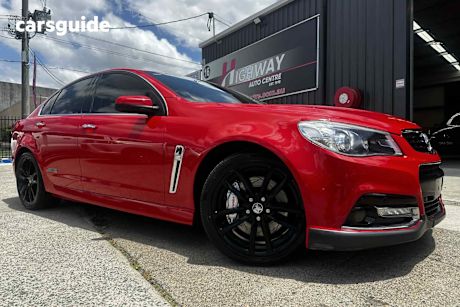 Red 2013 Holden Commodore Sedan Ss-V Redline