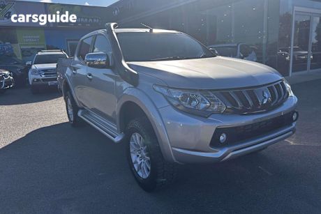 Silver 2018 Mitsubishi Triton Dual Cab Utility Gls (4X4)