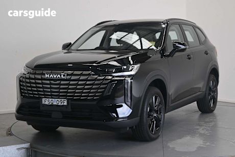 Black 2025 GWM Haval H6 Wagon Lux Hybrid