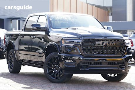 Black 2025 Ram 1500 Crew Cab Utility Limited Rambox Ho Hurricane