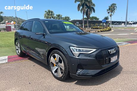 Grey 2020 Audi E-Tron Wagon 55 Quattro First Edition