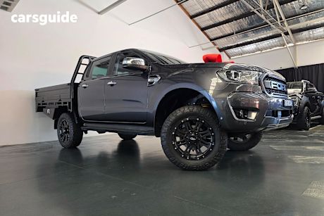 Grey 2021 Ford Ranger Double Cab Chassis Xlt 3.2 (4X4)