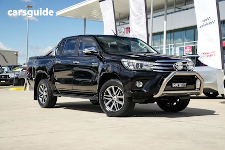 Black 2017 Toyota Hilux Dual Cab Utility Sr5 (4X4)
