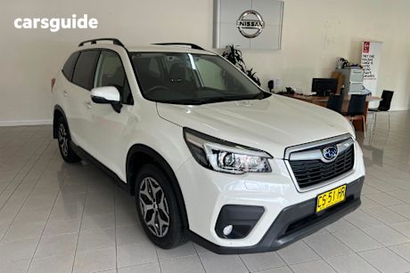 White 2018 Subaru Forester Wagon 2.5I (Awd)