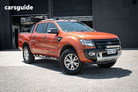 Orange 2012 Ford Ranger Crew Cab Utility Wildtrak 3.2 (4X4)