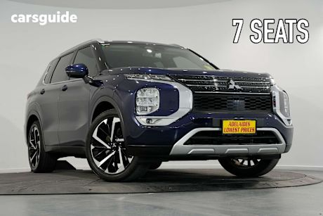 Blue 2022 Mitsubishi Outlander Wagon Aspire 7 Seat (Awd)