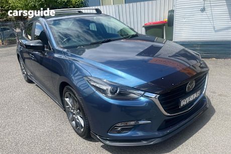 Blue 2017 Mazda 3 Sedan Sp25 Astina