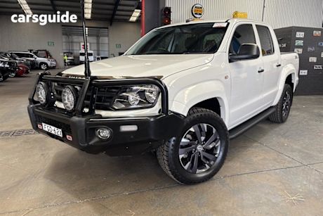 White 2018 Volkswagen Amarok Dual Cab Utility Tdi420 Core Plus (4X4)