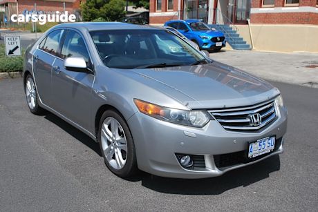 Silver 2008 Honda Accord Euro Sedan Luxury