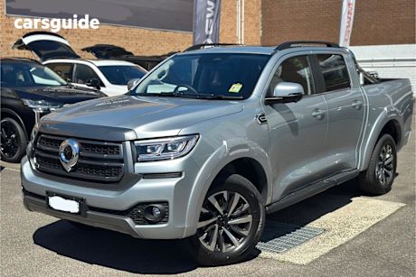 Silver 2025 GWM Cannon Dual Cab Utility Ultra (4X4)