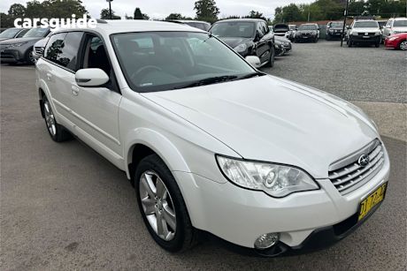 White 2008 Subaru Outback Wagon 2.5I