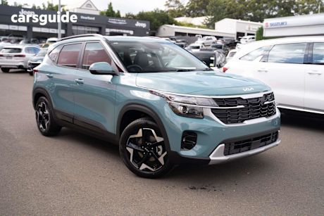 Blue 2025 Kia Seltos Wagon Sport (Fwd)